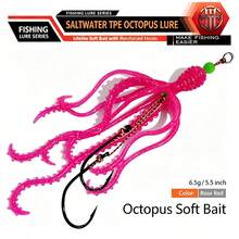 Set Umpan Pancing Lunak Gurita Realistis, Umpan Cumi-cumi TPE dengan Efek Berenang yang Mirip Asli dan Kait Ganda, Umpan Logam Sendok Berputar Multi-Warna, Cocok untuk Memancing di Luar Ruangan - MultiWarna - View 8