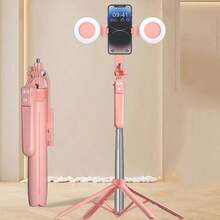 70-Inch Wireless Selfie Stick With Remote Control, Portable Foldable Tripod Stand For Smartphone Vlog Shooting And Recording, Selfie Accessory For Summer Vacation, Travel, Outdoor Activities, Live Streaming - Black - View 14