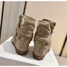 Women Wedge Sneakers - 棕色 - 查看 1