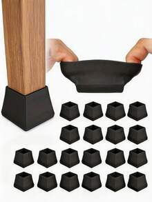16/12/8/4pcs Large Thick Silicone Chair & Table Leg Pads, Anti-Slip Furniture Floor Protector Pads, Suitable For All Types Of Floors, Effectively Prevent Scratches & Dents, Easy Installation - Furniture Leg Covers - View 2