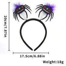 1pc Halloween Funny Headband Party Hair Accessory Photo Prop Performance Costume Bat Spider Headband - Multiple Styles - View 13