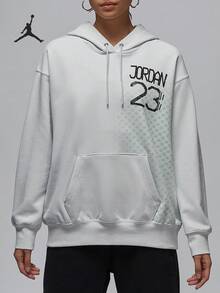 Nike Authentic JORDAN Women's Knit Hooded Pullover Sweatshirt HQ6072-025 - HQ6072-025 - View 1