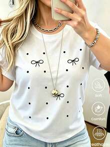 Plus Size T-Shirts - White - View 1