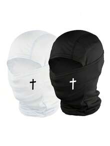1pc/2pcs Unisex Solid Color Ski Balaclava Headwear Face Mask, Suitable For Daily Use, Travel, Hiking, Climbing, Skiing, Cycling - Multicolor - View 12