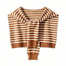 1pc Women's Knitted Shawl, Lightweight Summer Shoulder Wrap, Can Be Paired With Dresses And Accessories - Multicolor - View 22