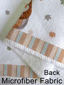 2Pcs Fall Is In The Air Gnome Pumpkin Kitchen Towel Set, Plaid Hat Gnome Floral Maple Leaf Farmhouse Fall Thanksgiving Dish Hand Towels - White - View 5