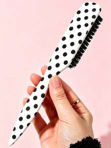 4pcs/Set Black & White Plastic Back Combs Professional Control Combs Create Smooth Ponytail And Bun, Makeup Styling Tools Can Set, Portable And Durable, No Electricity Needed, Travel Essential, Holiday Essential, Cruise Essential, Bathroom Essential, Also A Gift For Women, Bridesmaid Gift, Teacher Gift, Wedding Gift, Birthday Gift, Summer New Style - Multicolor - View 5