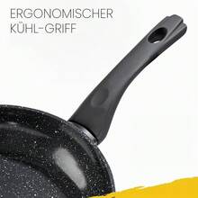 Black Saucepan With 18 Cm Diameter, Non‑Stick Interior And Scratch‑Resistant Surface, Fitted With Cool‑Touch Handles, Compatible With Induction, Electric And Gas Hobs. - View 5