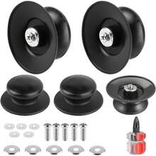5‑Pack Replacement Knobs For Pot Lids, Supplied With Mounting Screws, Spare Fitting Parts For Cookware Lid Renovation - View 5