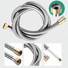 Tatukiko Shower Hose Brass Connector Shower Pipe Bathroom Toilet Encrypted Water Inlet Flexible Hose Extension Pipe Universal Accessory - Brass Interface - View 9