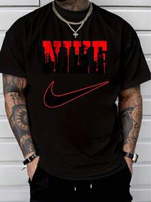 Men T-Shirts - 黑色 - 查看 8
