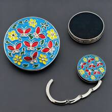 1pc Folding Bag Hook, Table Hook, Folding Round Bag Hook - A - View 17