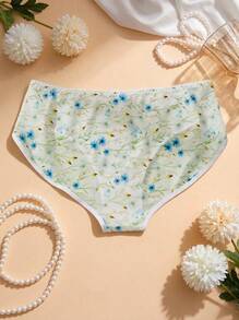 Aesletic 5PCS Plus Size Women's Briefs Breathable And Comfortable Panites Wear In Summer - Multicolor - View 5