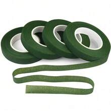 4/12 Roll Floral Tape, For Wrapping Bouquet Stems, Green Floral Tape, For Floral Craft Projects Corsages, Wedding Bouquets - Multicolor - View 2
