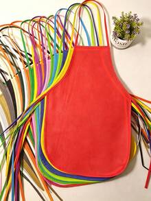 6/12pcs Colorful Painting Apron Set - Waterproof, Breathable, Stain-Resistant Non-Woven Fabric Art Workwear, Suitable For Classroom, Crafts And Parties, School Supplies, Back To School - A - View 1