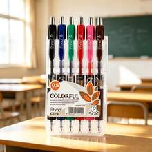 STYNO 12-Pack/10-Pack/8-Pack/6-Pack Gel Pens, 0.5mm/0.7mm Student Marker Pens, Suitable For Manual Accounting, Hand-Painting, Gel Pens, Suitable For Back-To-School Season Gel Pen Set - Sets - View 16