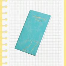 1pc A6 2027 Yearly Planner Portable Notebook 365 Days Time Management Diary Weekly & Daily Planner Back To School Gift - Multicolor - View 7