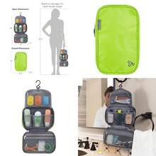 Compact Hanging Toiletry Kit - Lime - View 1