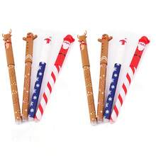 4pcs Christmas Style Erasable Ballpoint Pens, Quick-Drying Erasable, Write Smoothly, Suitable For Students Exams, Practicing, Note-Taking, Christmas Gifts, School Supplies, Back To School - Multicolor - View 22