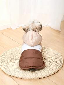 1 Buah Jaket Hoodie Hangat Musim Gugur/Dingin untuk Hewan Peliharaan, Tebal, Tahan Angin untuk Anjing & Kucing, Pakaian Hewan Peliharaan yang Modis dan Nyaman, Cocok untuk Anjing Kecil dan Sedang - MultiWarna - View 9