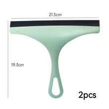 Multifunctional Handheld Wide Squeegee, Efficient Streak-Free Glass Cleaning Brush, Glass Squeegee Cleaning Tool, Suitable For Glass Doors, Tile Walls, Car Glass, Can Remove Water And Scrape, Suitable For Bathroom Shower And Windows - A - View 13