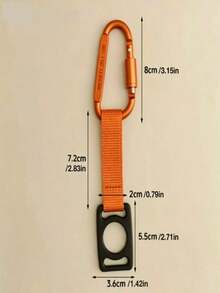 Outdoor Water Bottle Clip Aluminum Alloy Carabiner Hiking Clip Mineral Water Beverage Bottle Hanging Strap Backpack Quick Hook Portable Hanging Rope - Multicolor - View 11