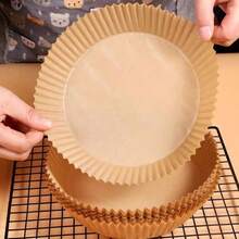 100/50/1pc Air Fryer Paper Oven Liner, Heat-Resistant Square Silicone Baking Paper, For Home Use - Multicolor - View 16
