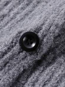 Premium Chic Colorblock Plaid Winter Short Overcoat Patchwork Top Elegant Travel Casual Vacation - Dark Grey - View 11