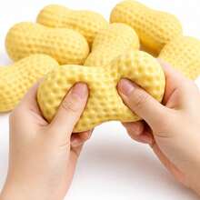 1pc New Peanut Building Block Squishy, Sand-Like Sound Super Stress Relief Toy, ASMR, Crunchy Sound, Handmade, Sound-Controlled Stress Relief Venting Toy, Can Relieve Anxiety, Fingertip Toy, Hand Pressure Relief, Birthday-Party-Christmas-Valentine's Day-Children's Best Gift Squishy>Back To School Squishy Need Doh Squishy's Crunchy Squishy's Crunchy Squishy Party Favors For Kids - Multicolor - View 2