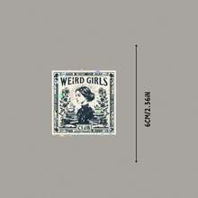 Weird Girl Club, Tribute To Women Who Love Reading, Are Thoughtful, And Don't Conform - Vinyl Sticker - Durable Smooth Surface, Self-Adhesive Bumper Sticker, Suitable For Cars, Windows, Laptops, Trucks,Water Bottles - Versatile Durable - Star Film - View 6