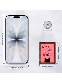 1件迷你復古單層黑貓圖案牆面藝術裝飾木製飾品，農舍風木框迷你標誌，適用於迷你娃娃屋仙女屋裝飾 - 多色的 - 查看 3
