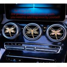 1PC Elegant Metal Dragonfly Vent Clip For Car Air Conditioner Outlet, Vintage Insect‑Shape Car Air Freshener Decor, Luxury Auto Interior Ornament Gift For Women Drivers - Dragonfly Air Vent - View 5