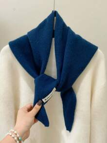 Pure Wool Triangle Scarf, Versatile And Warm, Suitable For Winter Wear, Can Be Used As A Headscarf, Also A Multi-Functional Gift With Fashion Sense. - Multicolor - View 5