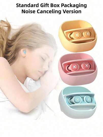 2-Layer Soft Silicone Earplugs, Designed For Women, Suitable For Small Ear Canals, Reusable And Washable, Noise-Canceling Earplugs, Suitable For Students And Dorms, Anti-Snoring Noise-Canceling Earplugs, Suitable For Sleep, Work And Travel, Women's Gift