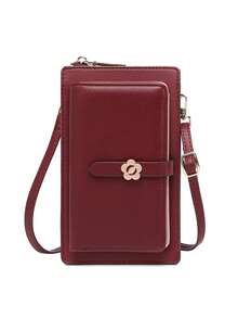 FOREVER MIYIN Dompet Ponsel Layar Sentuh Wanita, Tas Selempang, Kapasitas Besar, Banyak Slot Kartu, Dompet Resleting dengan Jendela ID & Tali yang Dapat Diatur untuk Perjalanan Sehari-hari - MultiWarna - View 15