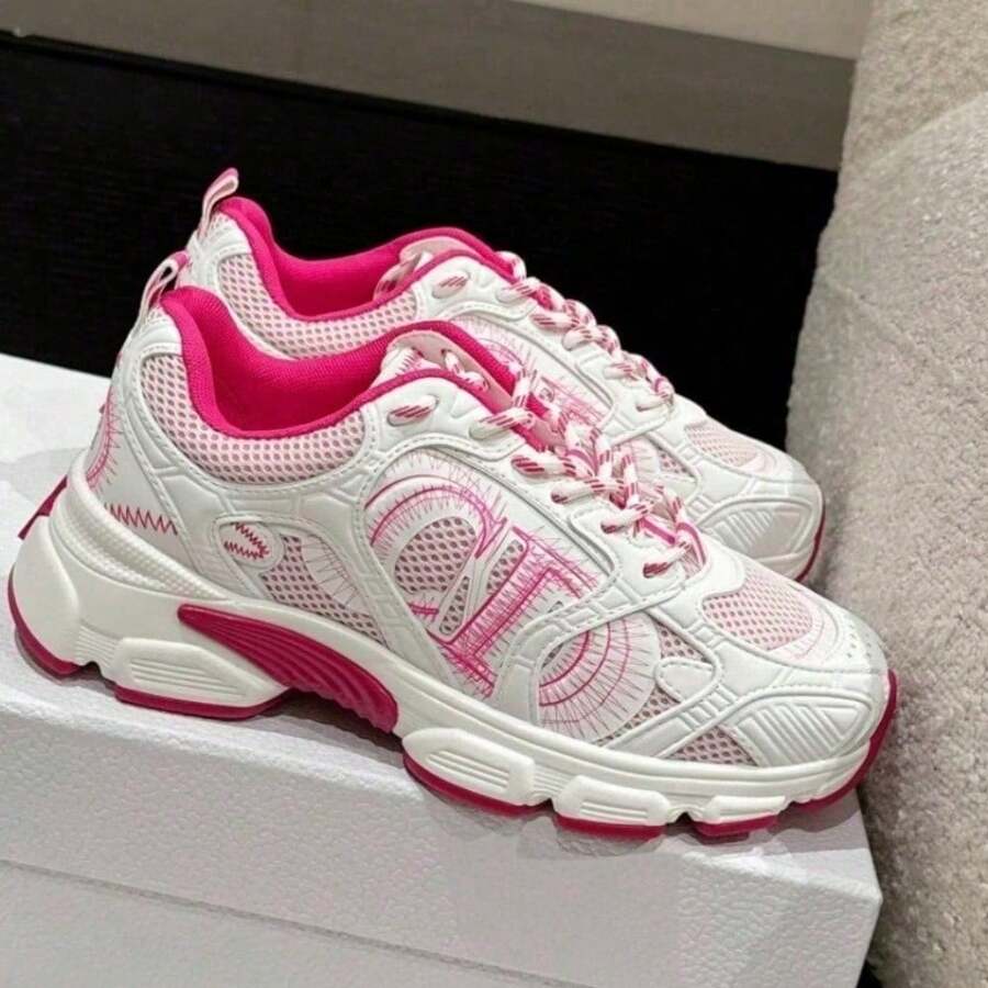 Women Casual Shoes - 粉紅色 - 查看 1