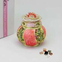 Home Decor 3D Carved Jewelry Box Old European Style - Multicolor - View 7