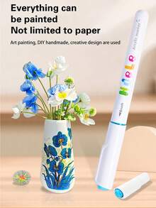 24/240 Colors HdeLe Acrylic Paint Markers, Flexible Soft Brush Tip, Water-Based Ink Smooth Writing, Gradient Blendable Art Pens, Suitable For Handwriting, Stone Painting, Shoe Customization, DIY Craft Projects - Multicolor - View 7