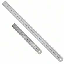 4pcs Metal Ruler Set, 4 Sizes Stainless Steel Rulers 15cm(6in) 20cm(8in) 30cm(12in) 40cm(16in) Dual Scale Metric & Imperial, Measuring Tool Metal Steel Ruler, Suitable For Teaching, Office, Drawing, Engineering (One Size=15cm, One Size 1=20cm, One Size 2=30cm, One Size 3=40cm, One Size 4=15cm+30cm, One Size 5=15cm+40cm) - A - View 10