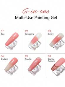 Cat Kuku Gel Bantalan Udara, Gel Semi-Padat dengan Jenuh Tinggi, Cocok untuk Salon Kuku dan Penggunaan DIY Sepanjang Musim - MultiWarna - View 9