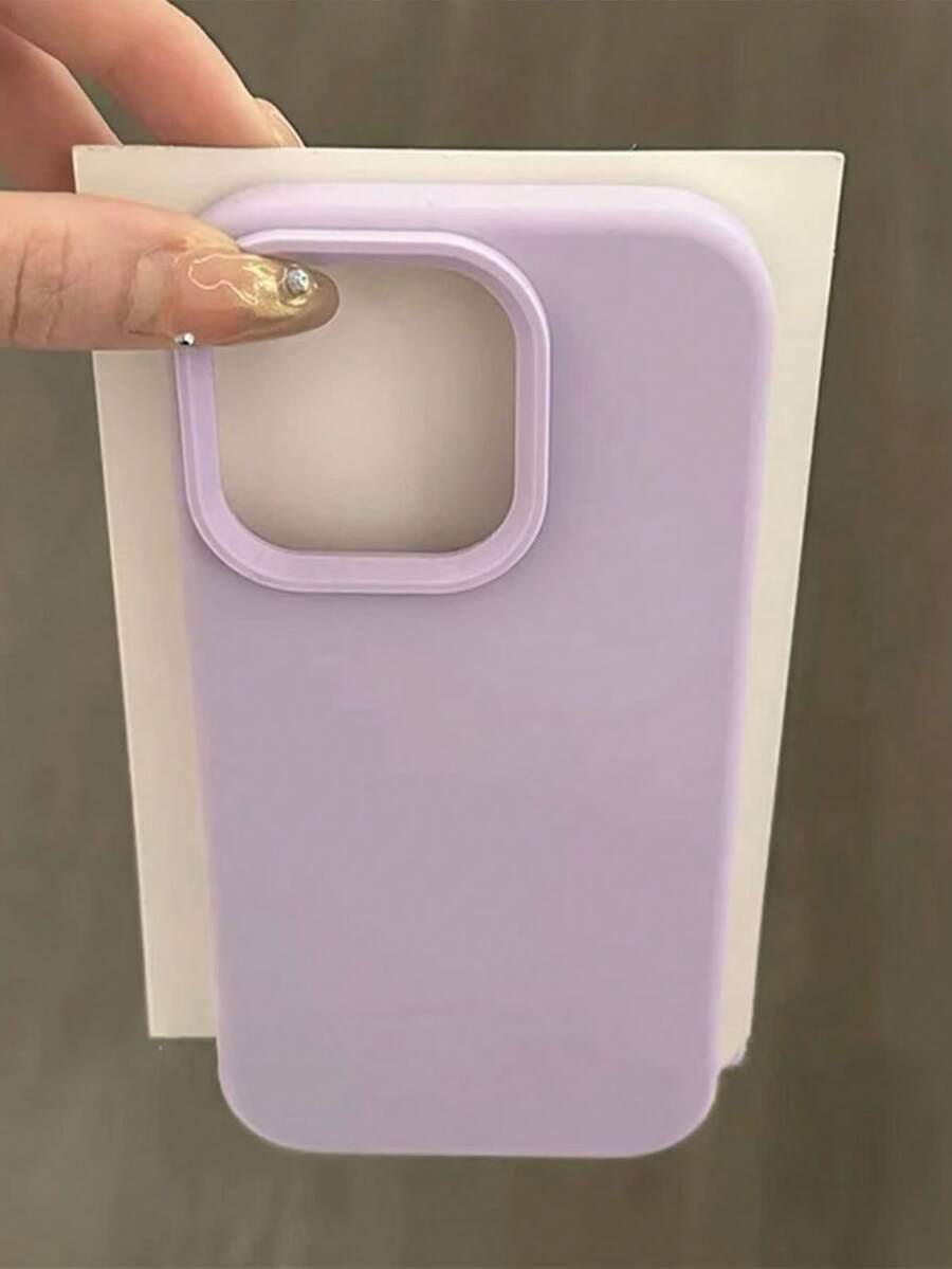 高品質薰衣草紫色 TPU 手機殼,最新相容 iPhone 17/Air/17 Pro/17 Pro Max,相容 iPhone 16 15 14 13 12 11 Pro Max,親膚觸感紋理,薰衣草色手機殼 - 淡紫色 - 查看 1