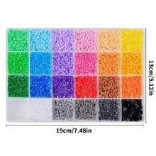 2.6mm Mini Perler Beads Full Accessory Set, Melted Beads DIY Handmade Materials, Can Make Handmade Gifts, Jewelry, Keychains, Craft Accessories, Suitable For Various Holiday Gift Making - Multicolor - View 8