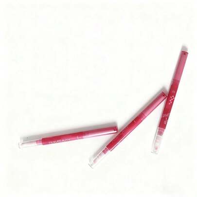 Pack de 3 Lápices Delineadores para Contorno de Labios, Trazo Suave y Preciso, Ayuda a Definir la Forma de los Labios