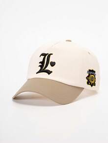 1pc Men's Letter Embroidered Front L Side Star Baseball Cap, Adjustable Sun Protection Casual 5-Panel Hat, Suitable For Outdoor Sports, Spring/Autumn Travel, Beach, Party - Multicolor - View 16