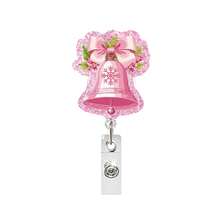 One Retractable Card Holder With Clips In Various Patterns (Including Snowflakes, Ice Cream, Christmas Trees, And Bells), Suitable For ID Card Holders, Doctor's Card Holders, Nurse's Card Holders, And Teacher's Name Tag Holders. - Multicolor - View 10