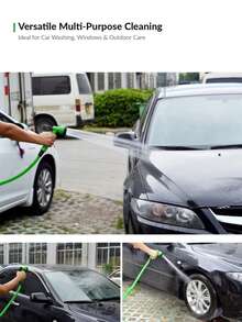 1 Set Expandable Garden Hose With Multi-Function Spray Nozzle, Lightweight Flexible Kink-Free Hose Kit, Suitable For Yard Lawn Care, High-Pressure Outdoor Watering Irrigation, Car Washing, Patio Cleaning, Pet Bathing - A - View 11