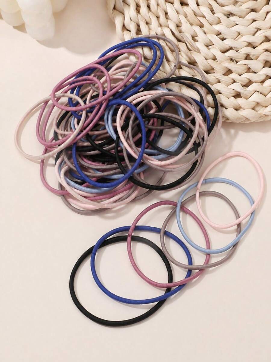 100 High Elasticity Hair Rings For Children Without Damaging Hair ...