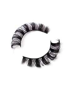 10 Pairs Mixed Styles Russian DD Curl False Eyelashes, 5 Styles Assorted 3D Faux Mink Strip Lashes, Handmade Fluffy Voluminous Curly Lashes For Party Festival Halloween Makeup - View 7