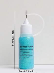 STARTTOOS Body Glitter Face Painting Gel, Body Glitter Liner, Hand-Drawn Face Tattoo Ink, Body Glitter, Festival Party Creative Makeup, Face Painting Gel, Fine Line Glitter Pigment - Multicolor - View 10