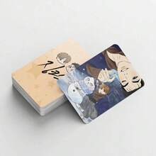 92pcs Jinx Manga Lomo Card Sleeves, 60pcs Collectible Photo Cards + 32pcs Stickers, Korean BL Character Card Pack, Aesthetic Decorative Cards, Fan Collection Gift - Multicolor - View 6